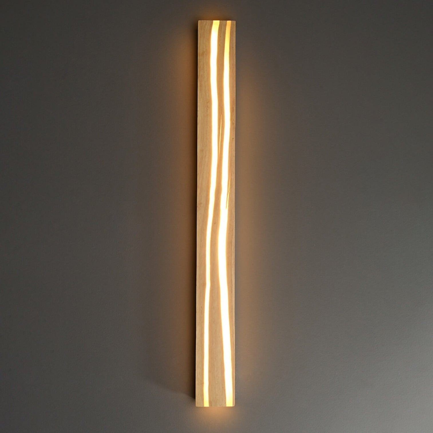 Modern Japanese Led Solid Wood Minimalist Bathroom Wall Sconce