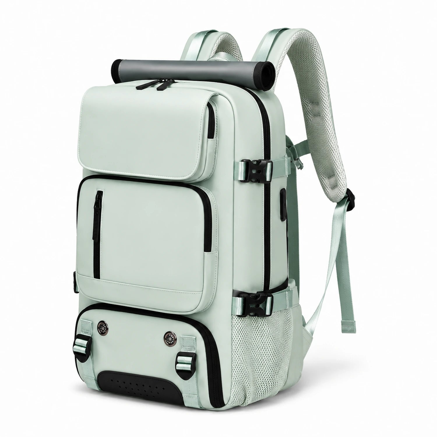 Large Travel Backpack with USB Charging & Shoe Compartment