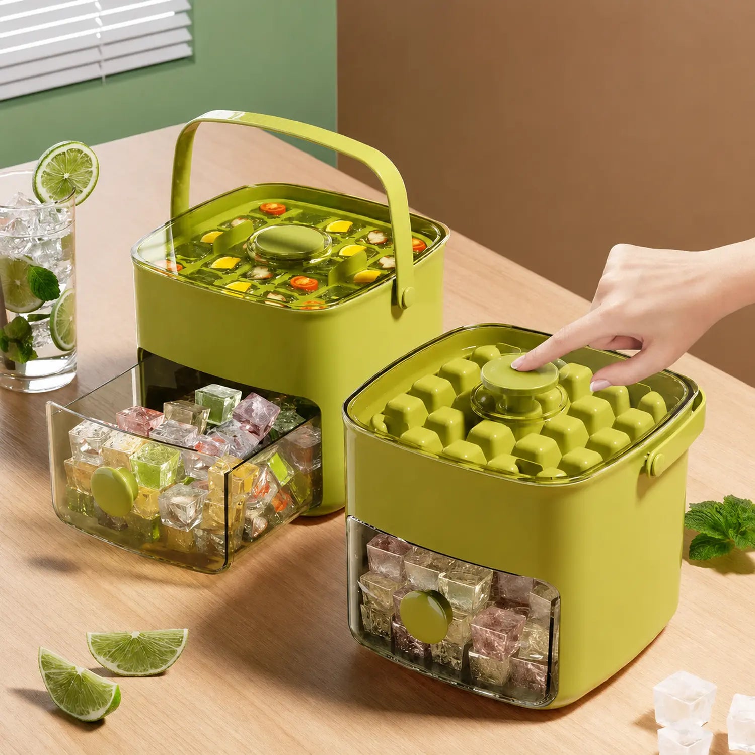 48 Grid Easy Release Ice Cube Tray