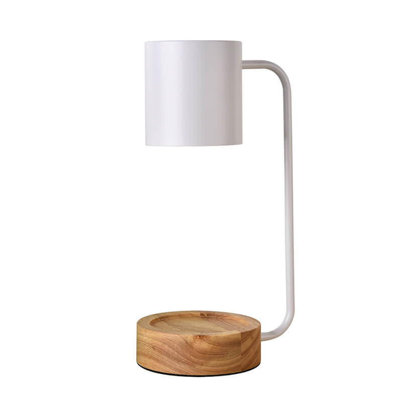 Japanese Wood Dimmable candle wax warmer lamp
