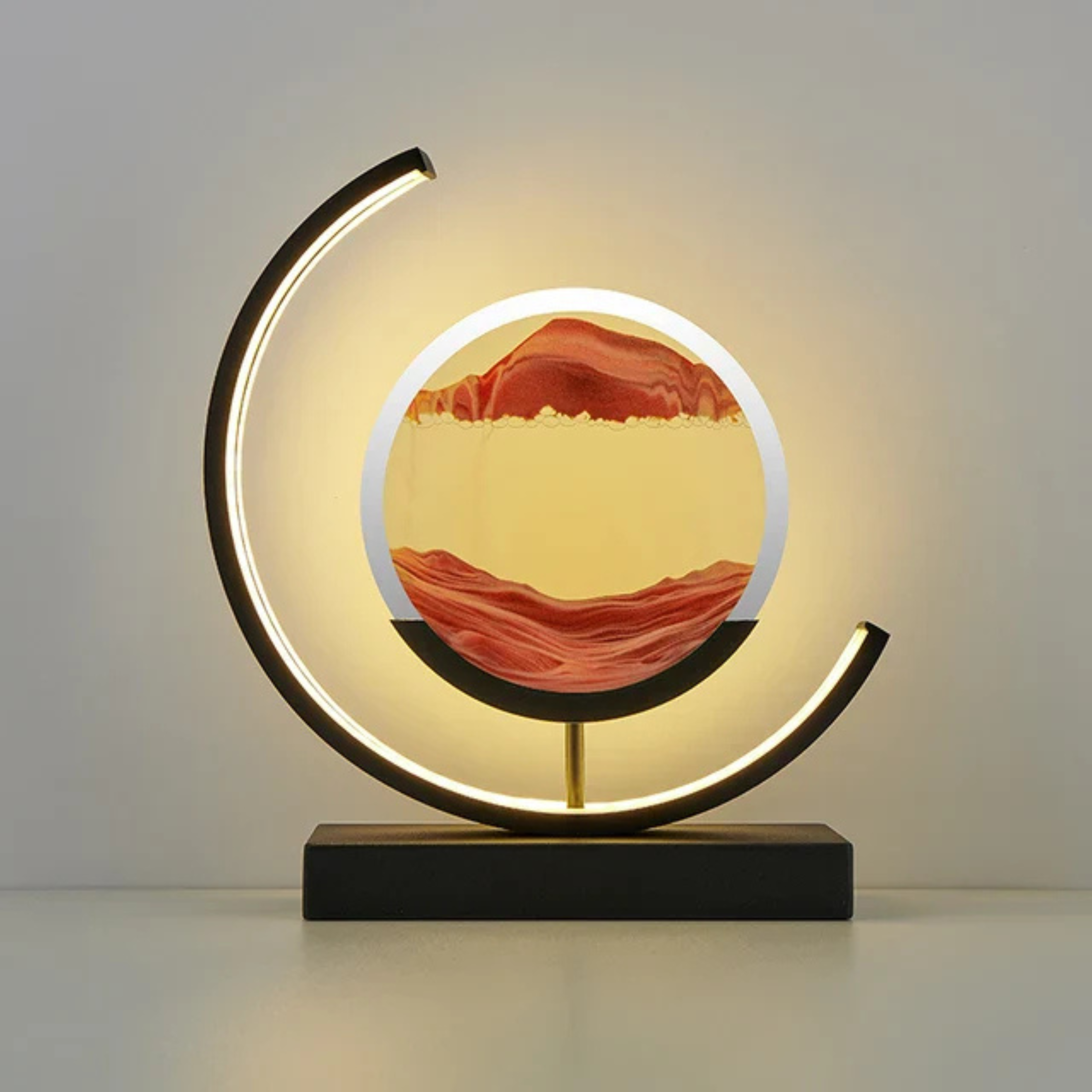 Kinetic Sand Art Ambient LED Contemporary Table Lamp