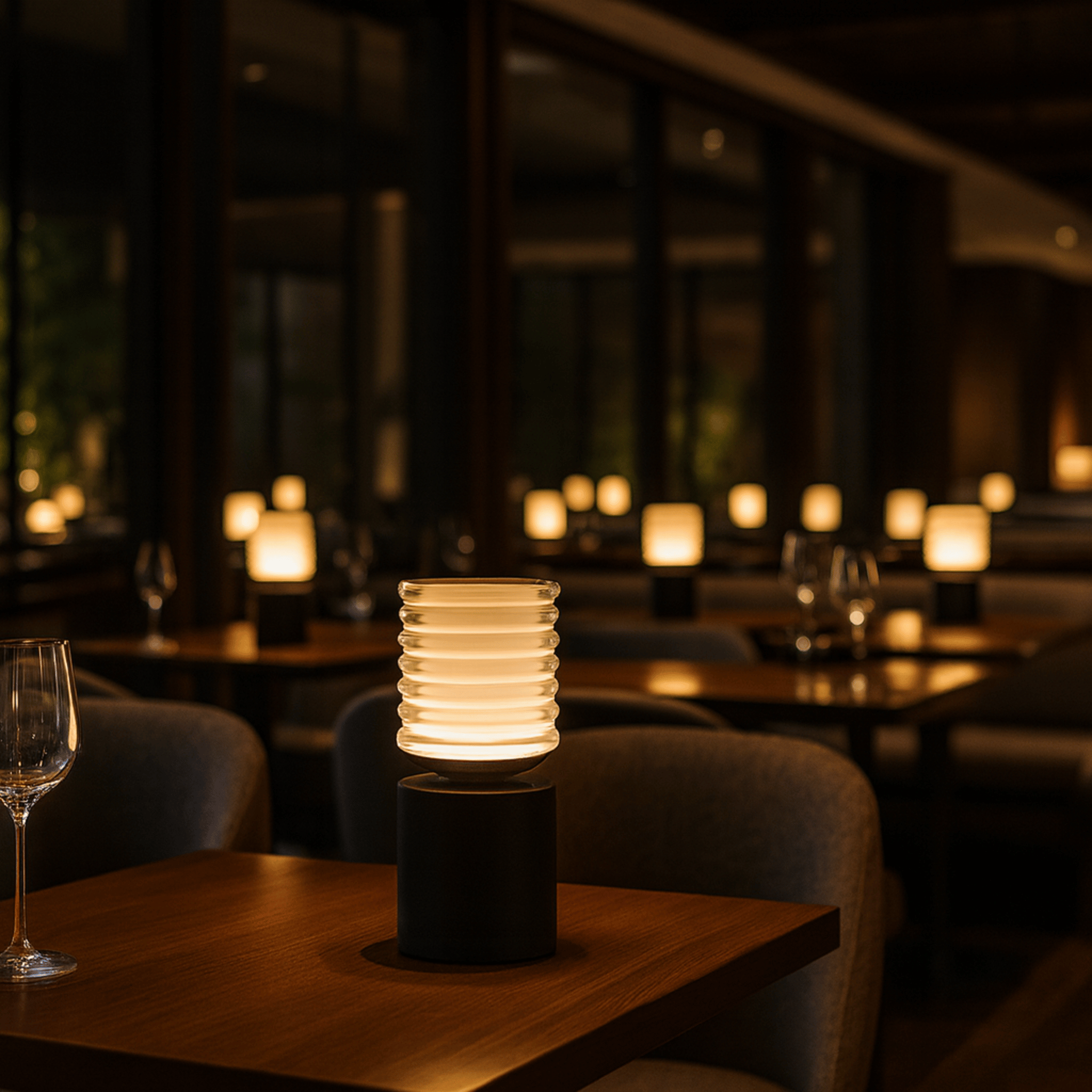 Cordless Metal Dome Table Lamp