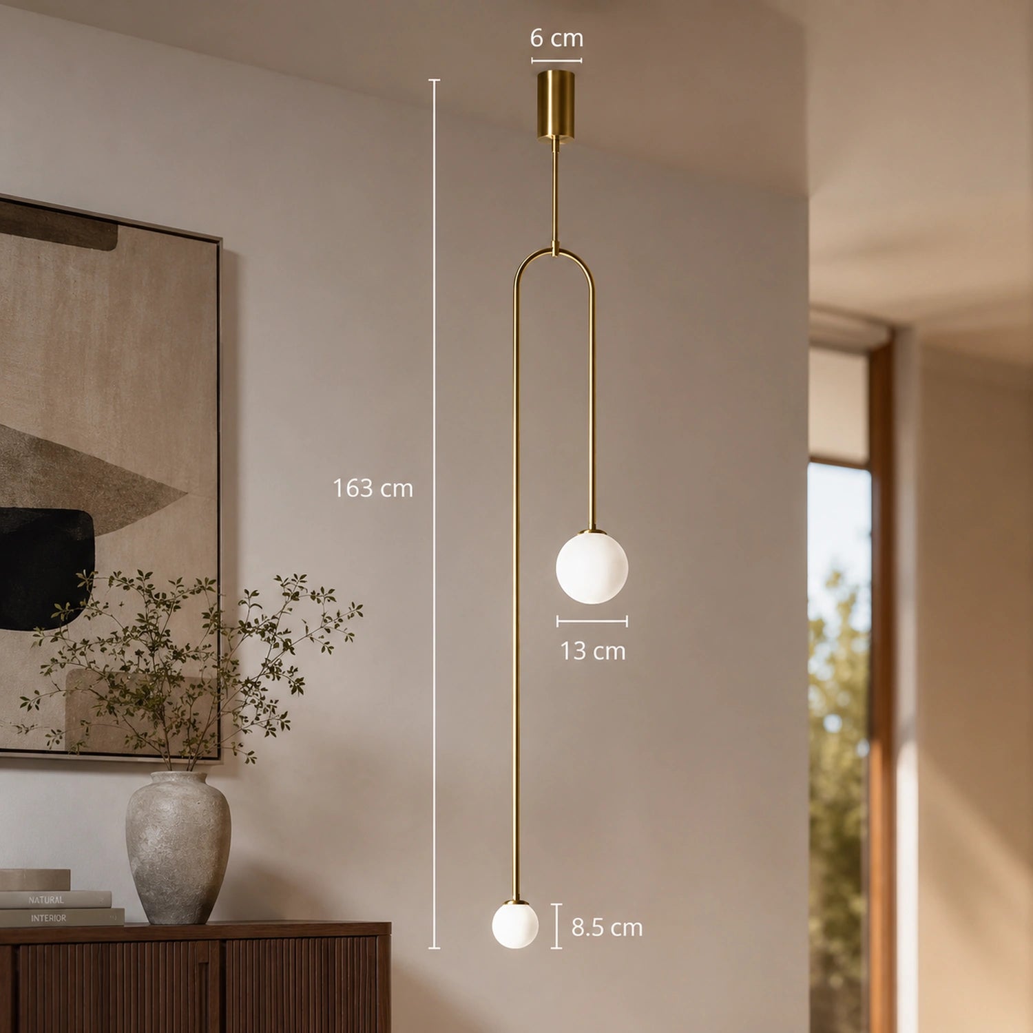 Modern Glass Ball Pendant Light