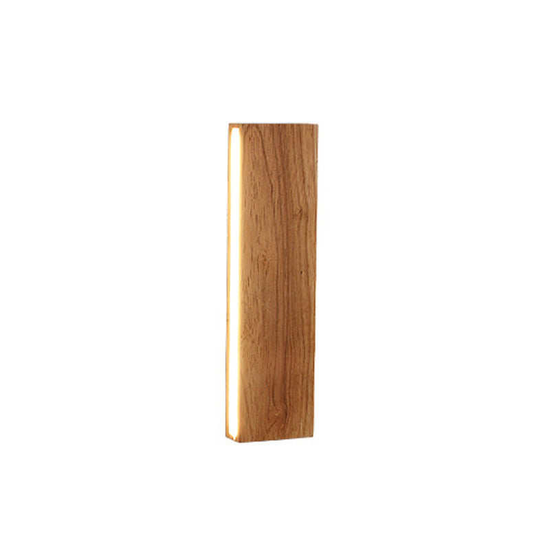 Minimalist Led Energy Efficient Wooden Modern Wall Sconce