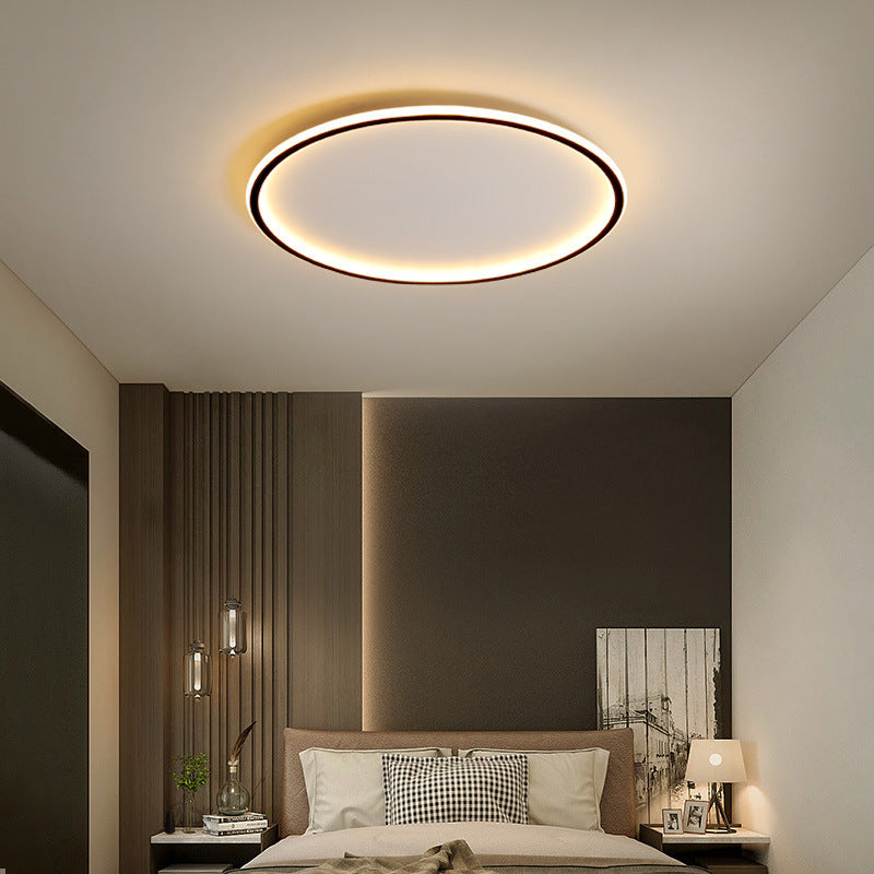 Round Scandi Aluminium Ceiling Light – LED