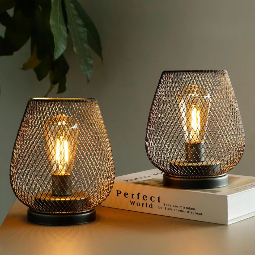 Wireless LED Table Lamp For Indoor & Outdoor Use - Portable Lantern - Ambient Lighting