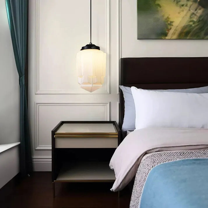 Vintage Glass Kitchen Island Pendant Light