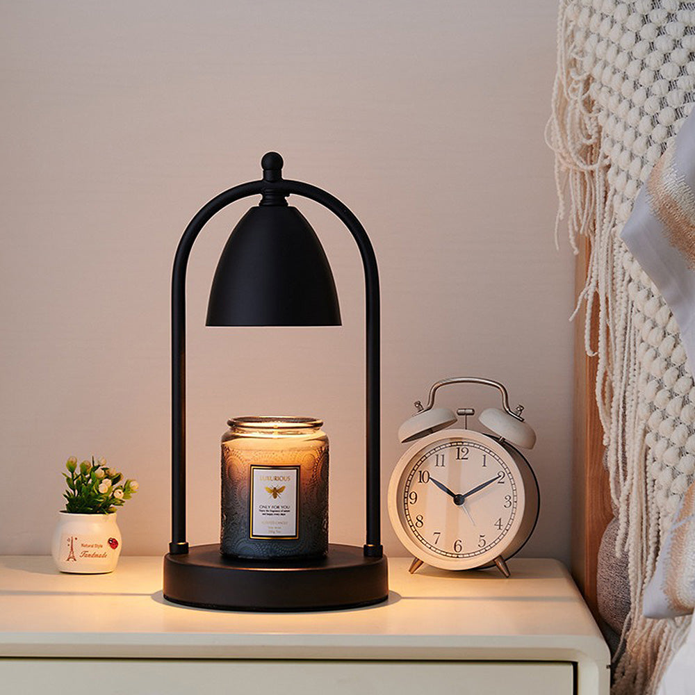 Contemporary Iron Mini Candle Warmer Lamp