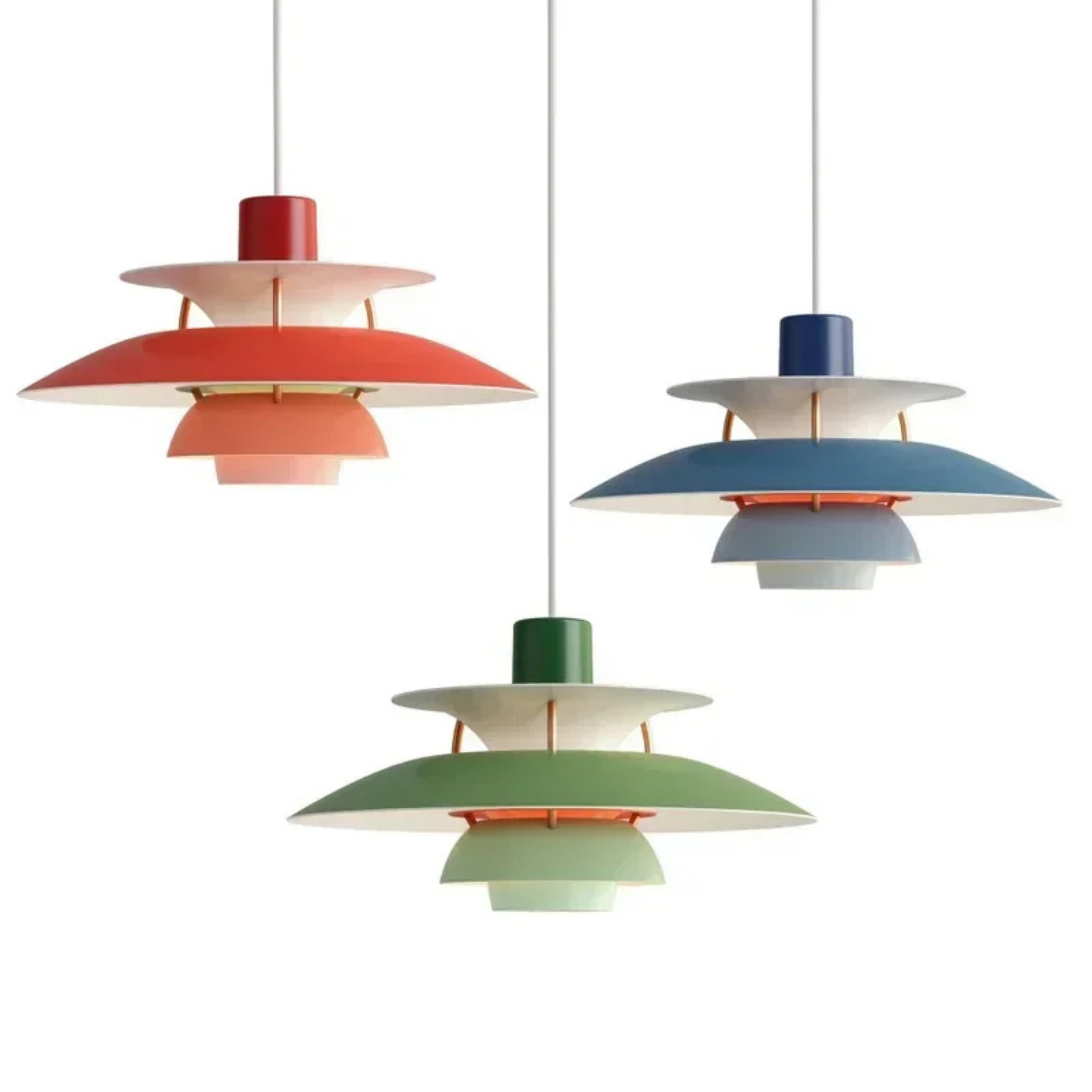 Modern Danish Pendant light Multilayer Metal Nordic Light