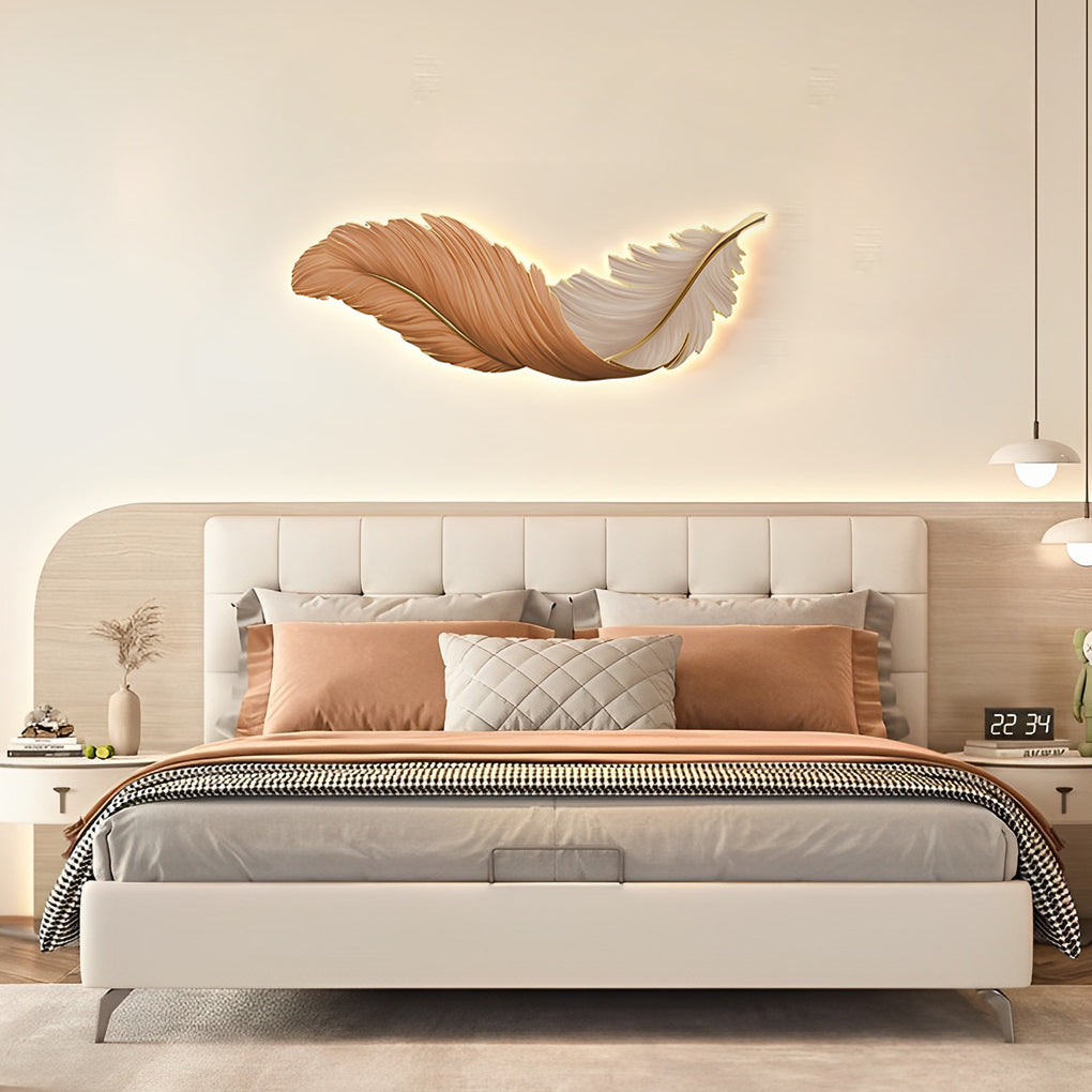Modern LED Mural Wall Lamp with Remote Control