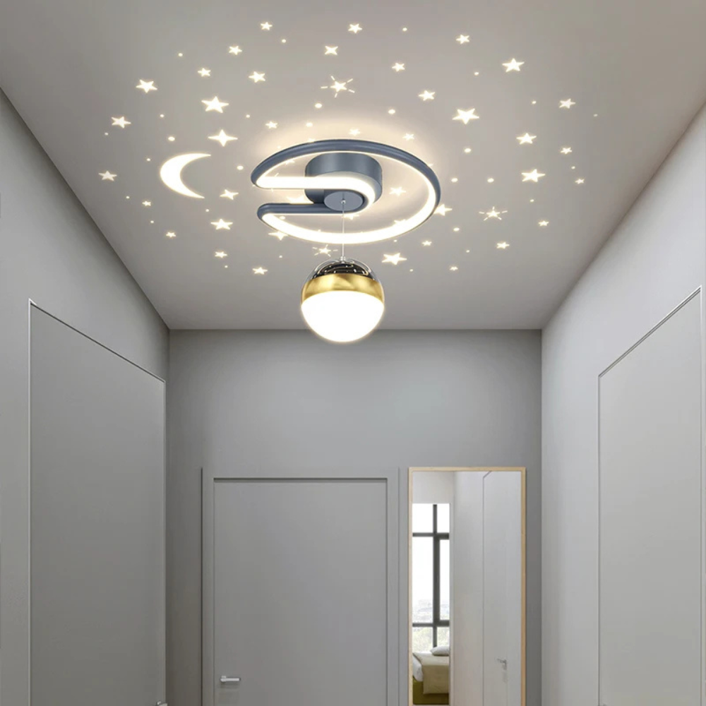 Starry Sky LED Modern Chandelier Style Ceiling Light - for Kids Room and Living Room