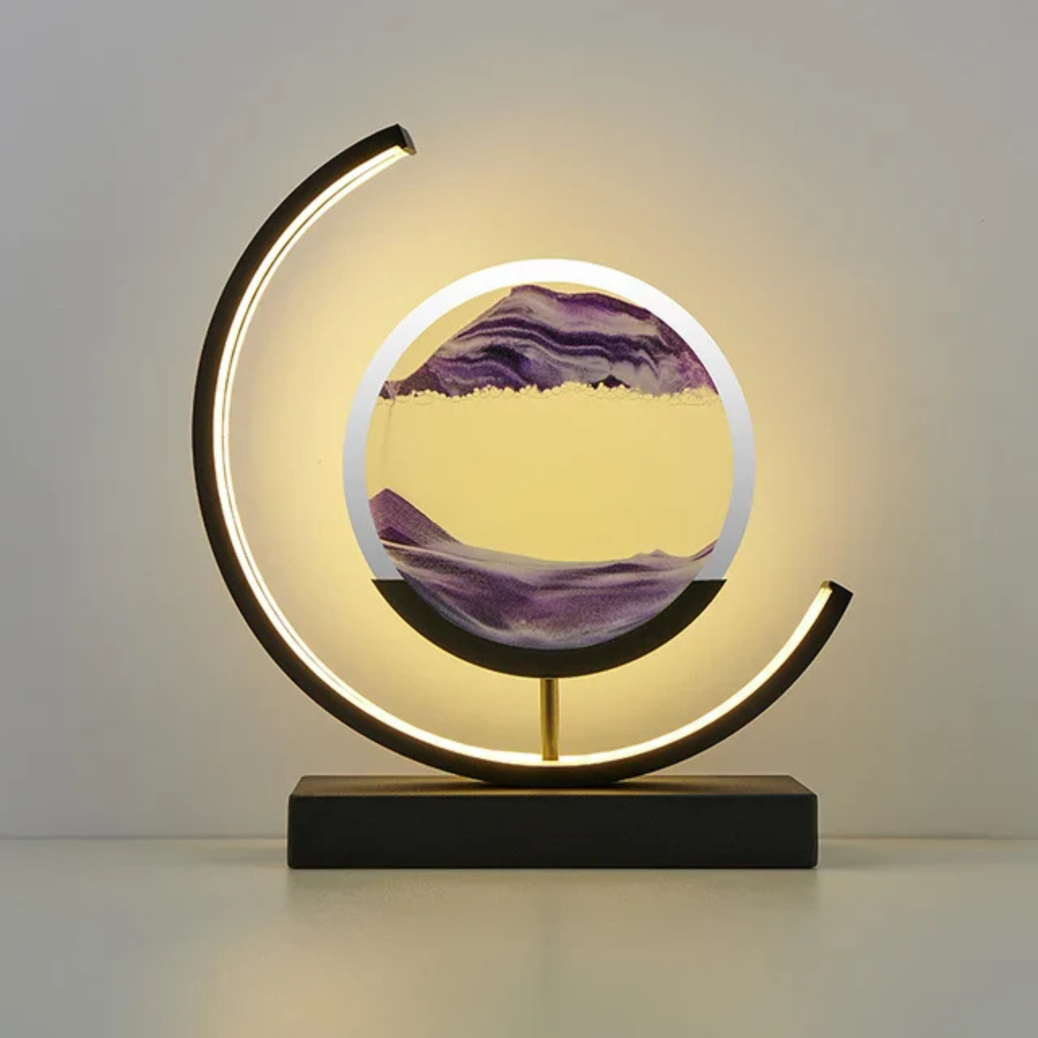 Kinetic Sand Art Ambient LED Contemporary Table Lamp