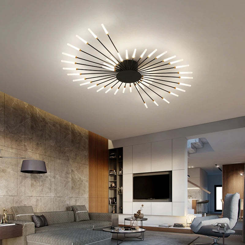 Modern Minimalist lines Ceiling Light Fixture