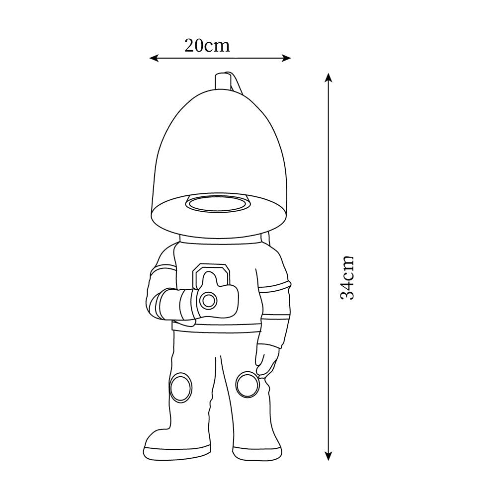 AstroLite Warming Candle Lamp – Astronaut Figure