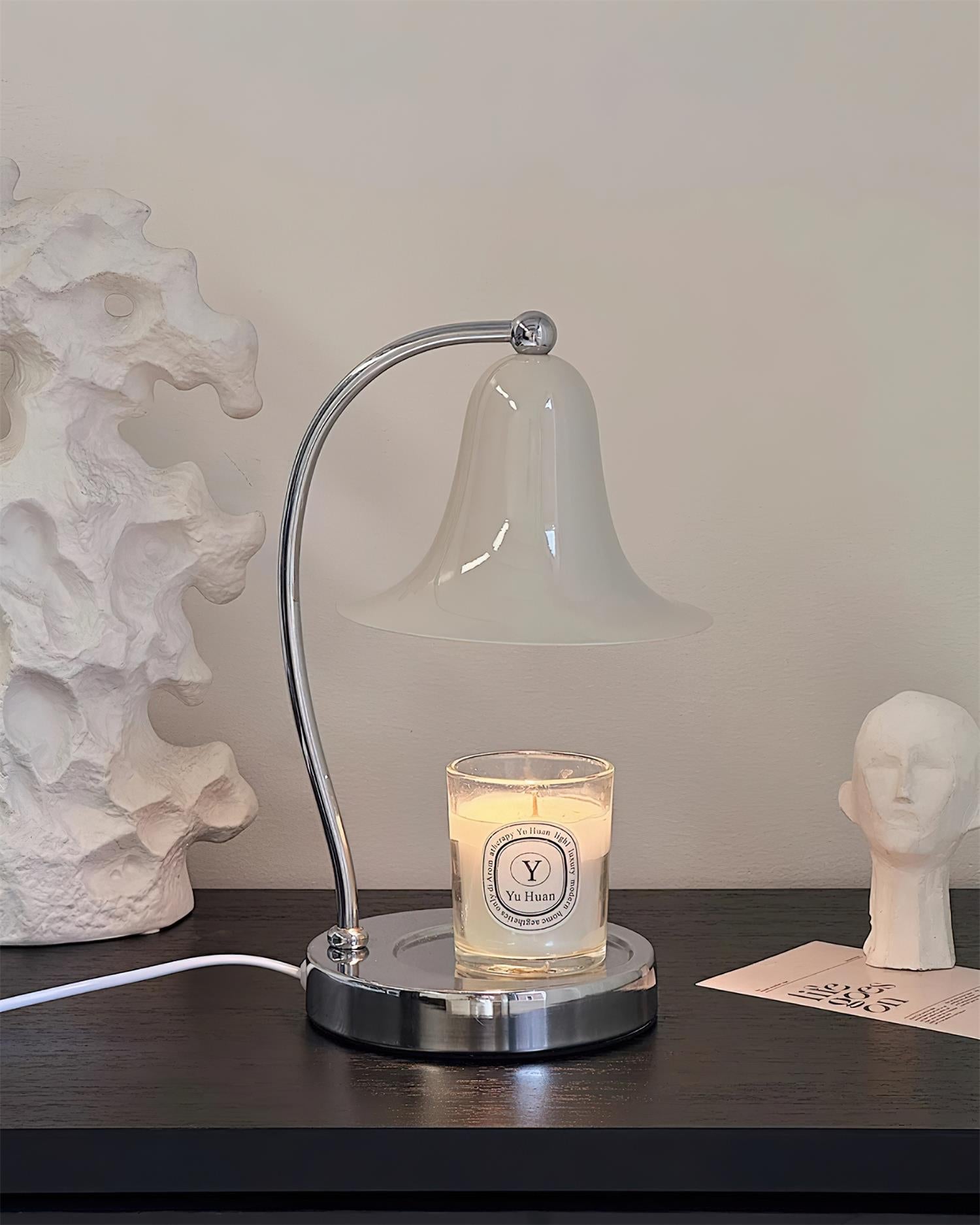 Bellano Lamp Warmer for Candles – Bell-Shaped Glass Shade