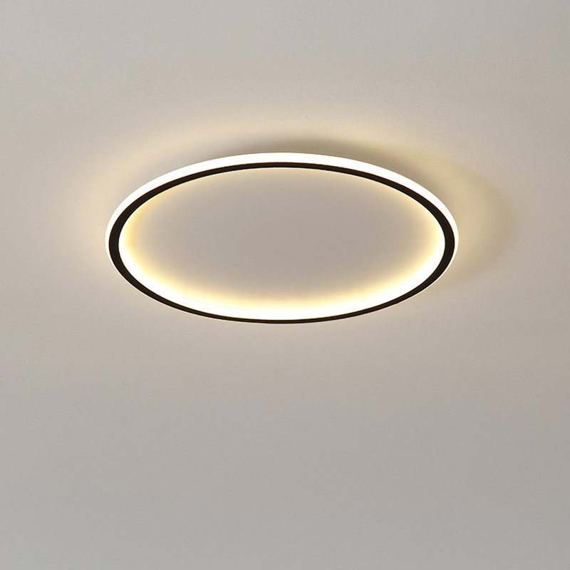 Round Scandi Aluminium Ceiling Light – LED