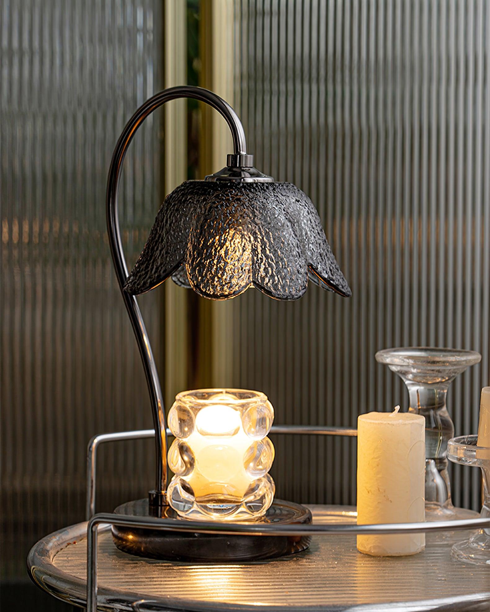 Bellix Candle Warmer Lamp – Black Metal Bell Shade