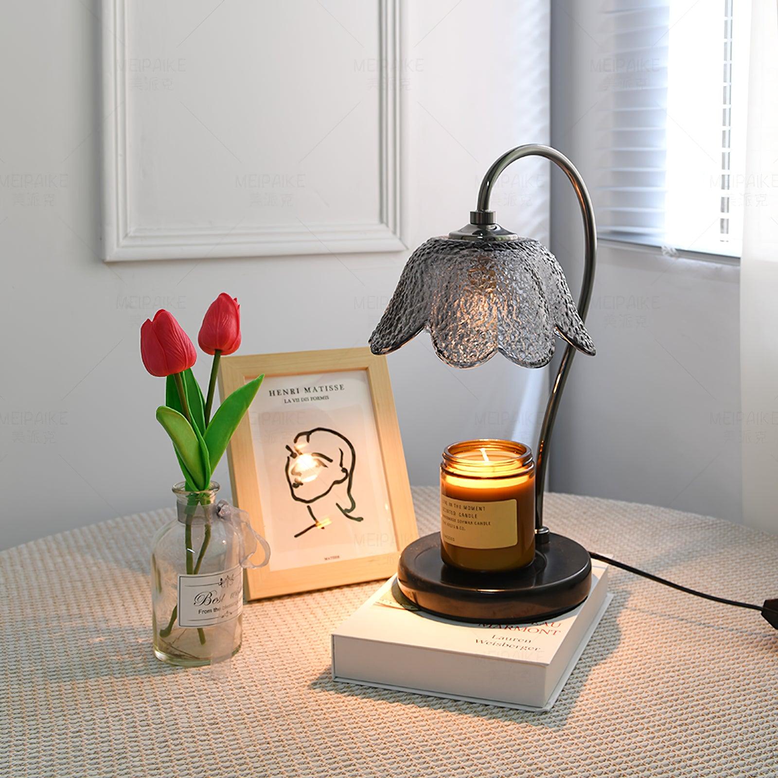 Bellix Candle Warmer Lamp – Black Metal Bell Shade