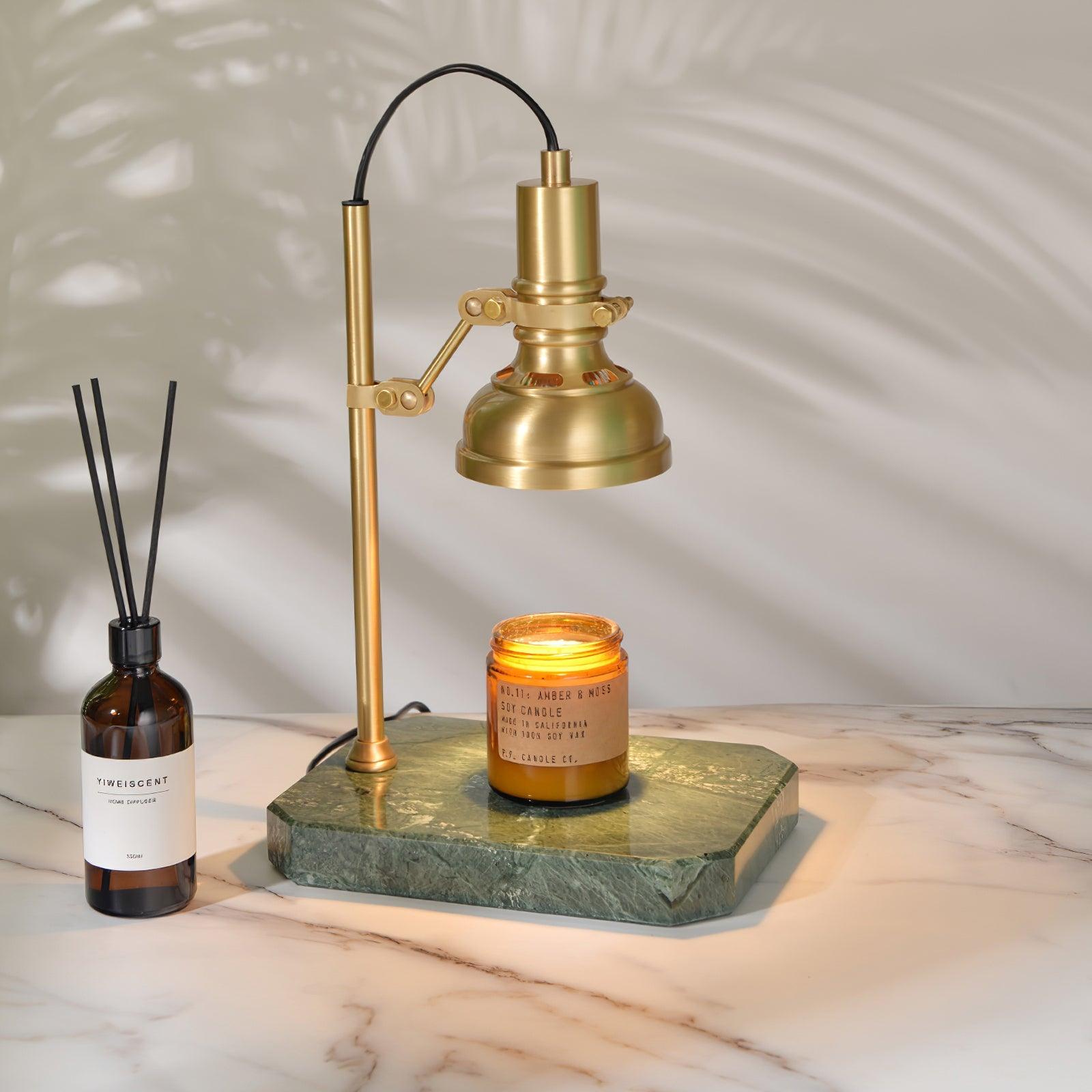 Celvyn Candle Warmer Lamp – Star Dome Shade – Adjustable Wax Melting Lamp