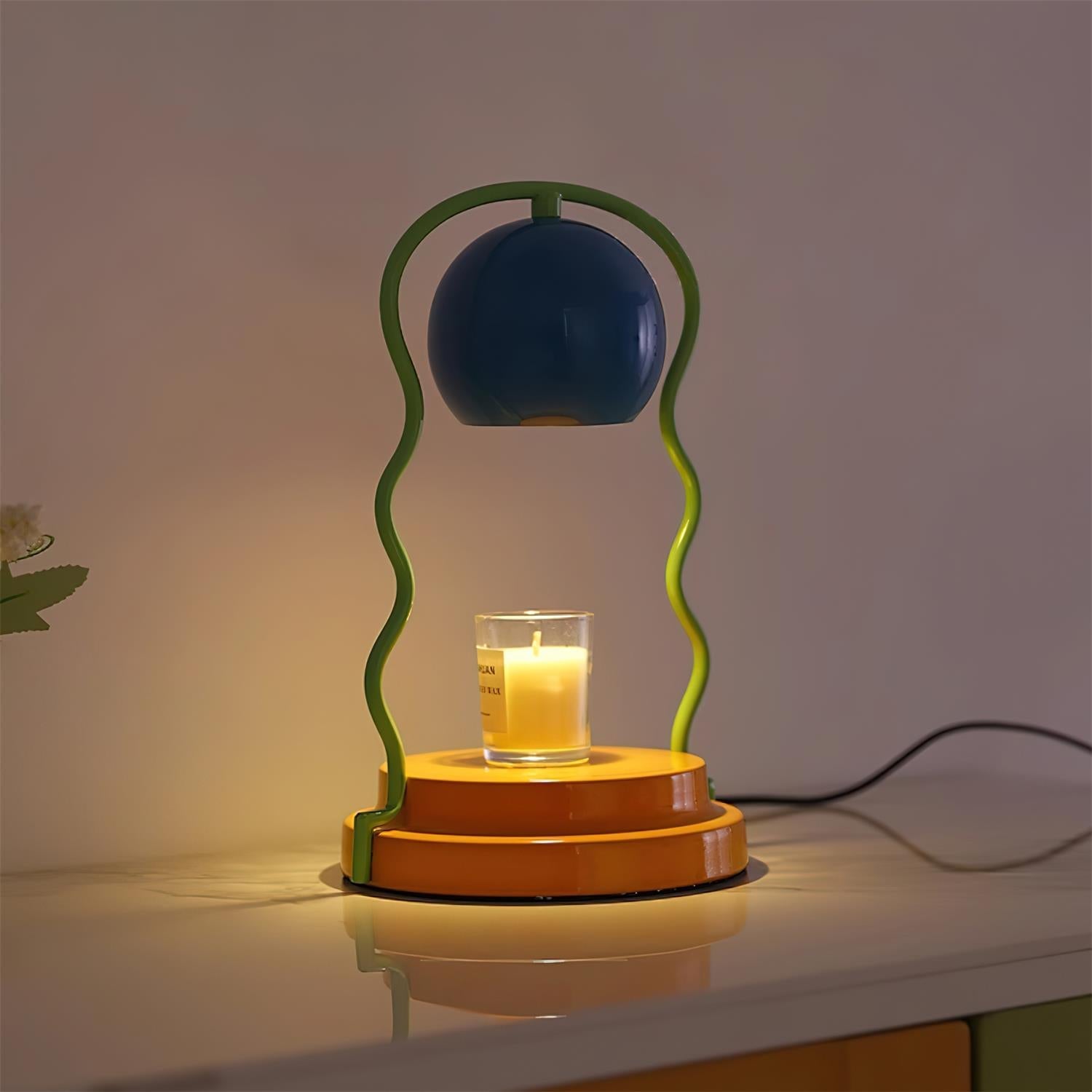 Circo Candle Warmer Lamp – Retro Circus Style – Colorful Decorative Wax Melting