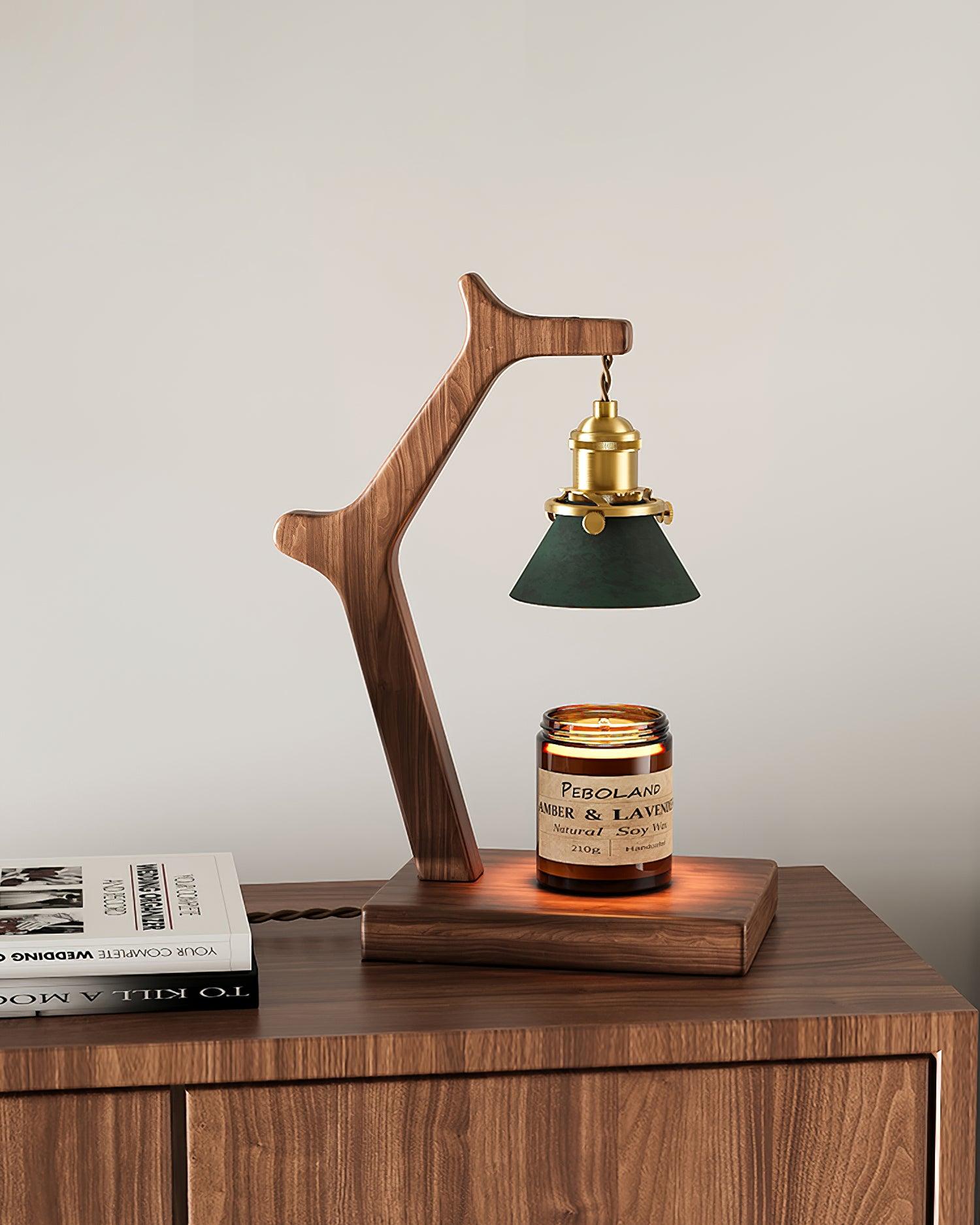 Dotto Candle Warmer Lamp – Minimal Texture Pattern Shade