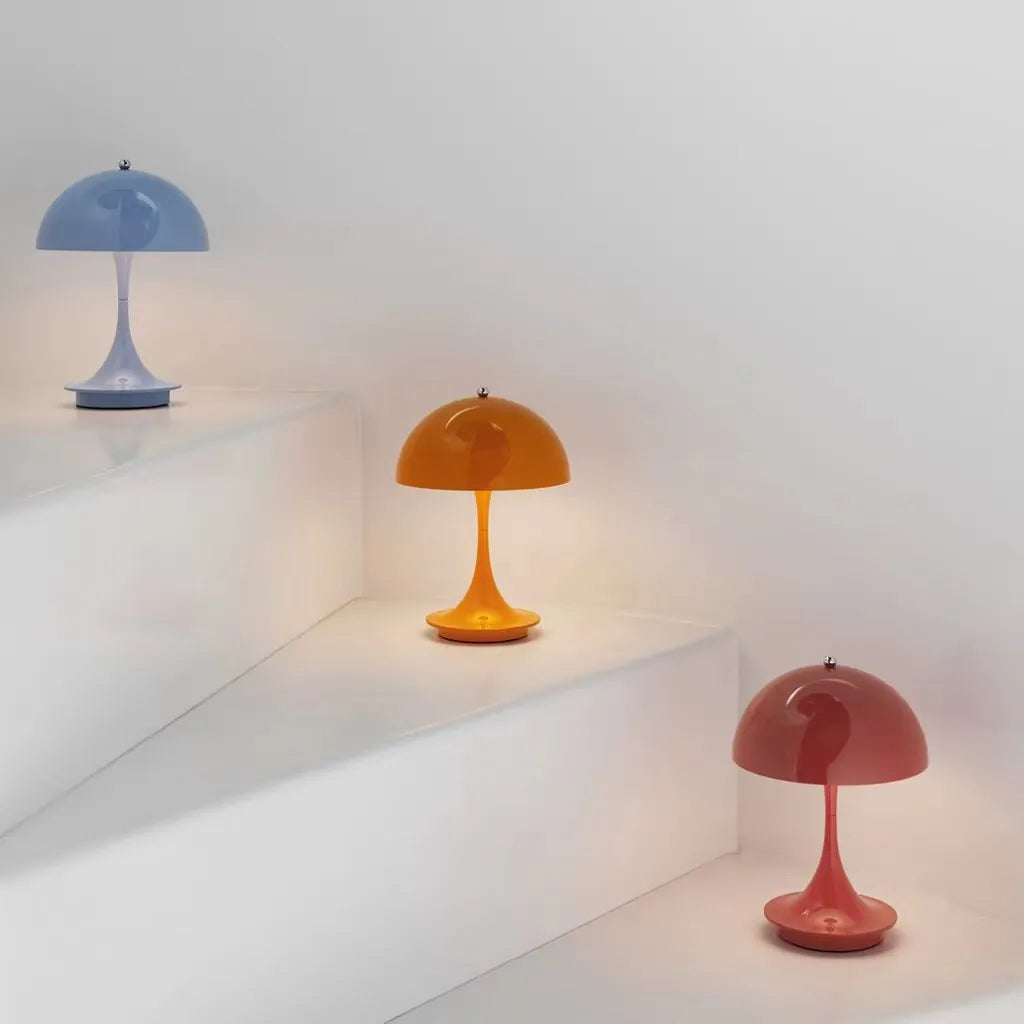 Modern Wireless Bedside Table Lamp For Bedroom - Rechargeable LED - Battery Operated