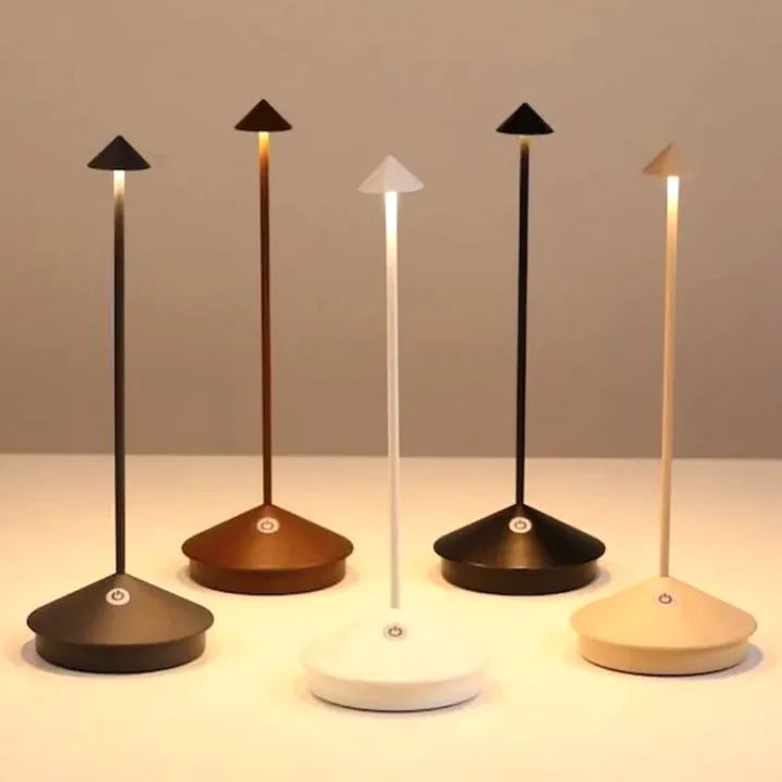 Rechargeable Table Lamp - Dimmable Touch LED - Indoor & Outdoor Cordless