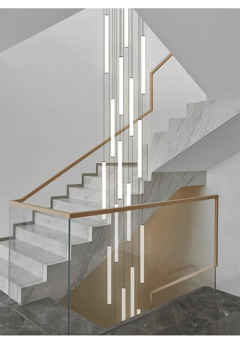 Art Deco Spiral Adjustable Height Elegant Pendant Light