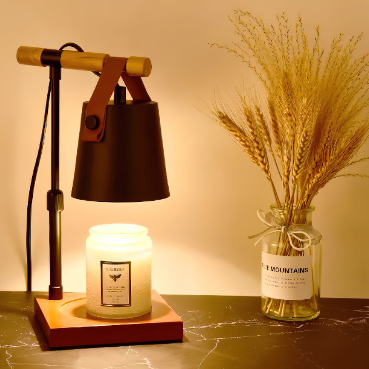 Givon Candle Warmer Lamp – Compact Lamp – Small Space Wax Heating