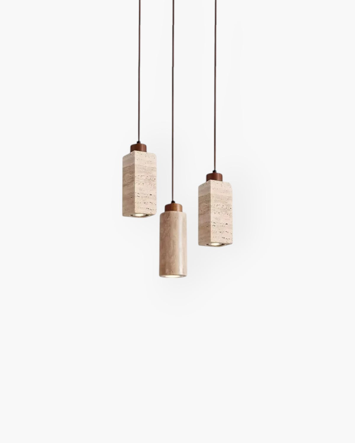 Elegant Adjustable Stone Kitchen Hanging Pendant Light