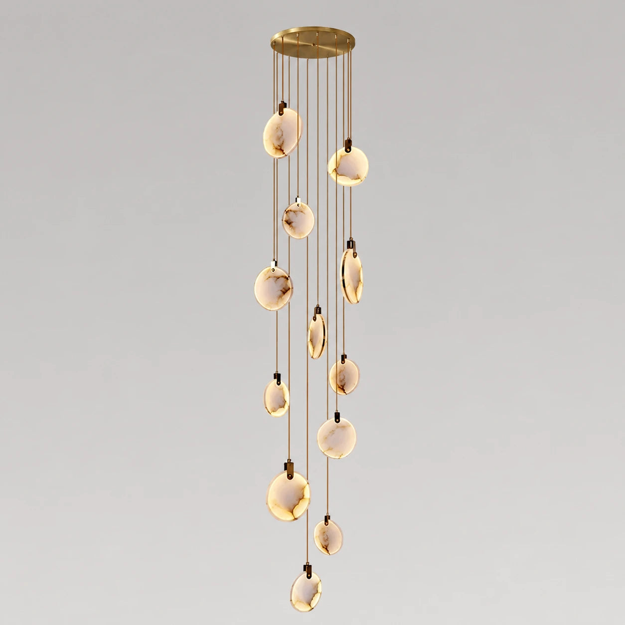 Luxury LED Disc Chandelier