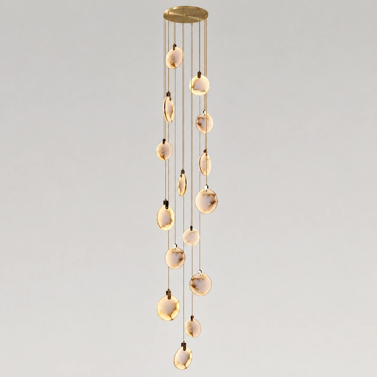 Luxury LED Disc Chandelier