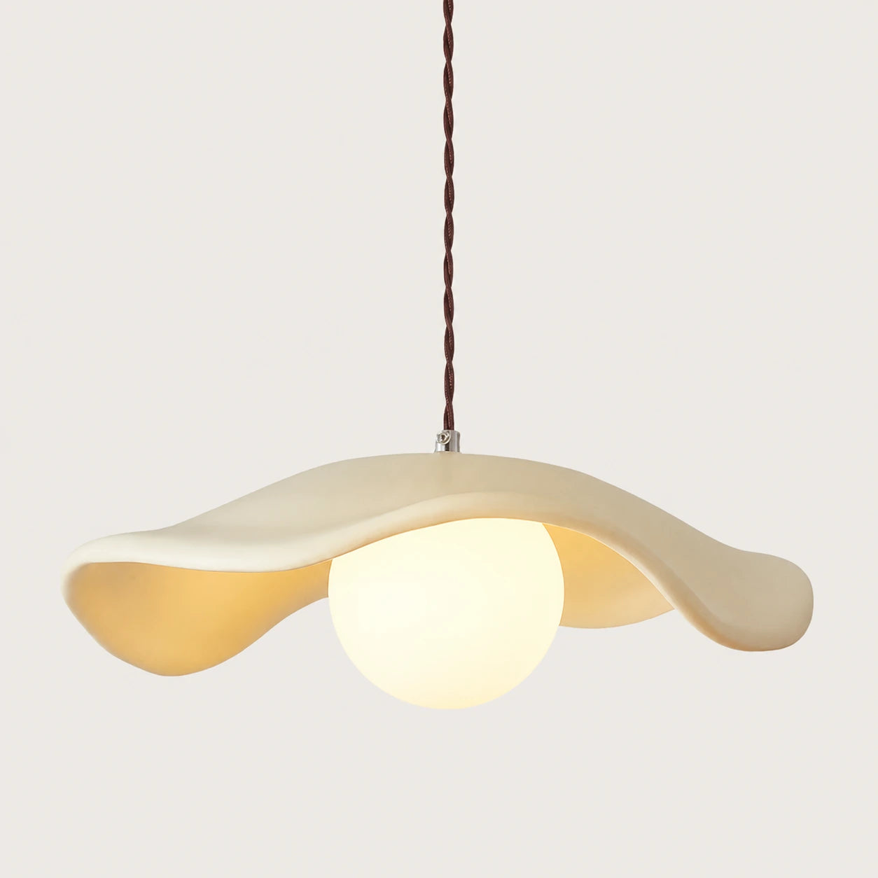 Sculptural Wabi-Sabi Pendant Light