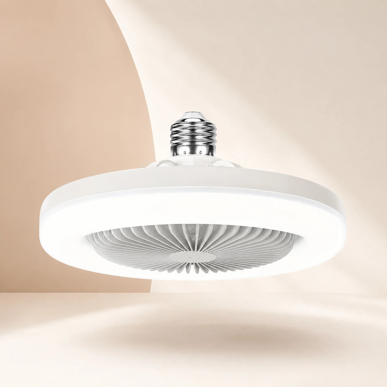 Smart 3-in-1 Ceiling Fan with Remote Control, E27 Base, Adjustable Lighting for Bedroom