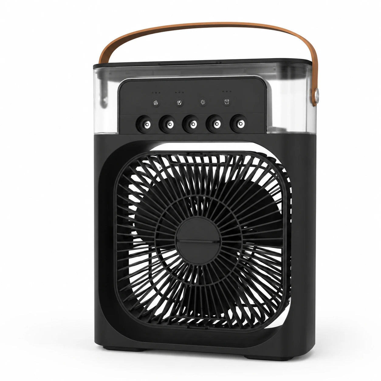 3-in-1 Portable Air Cooler Fan with Humidifier, 3 Speeds, LED Night Light, USB Powered