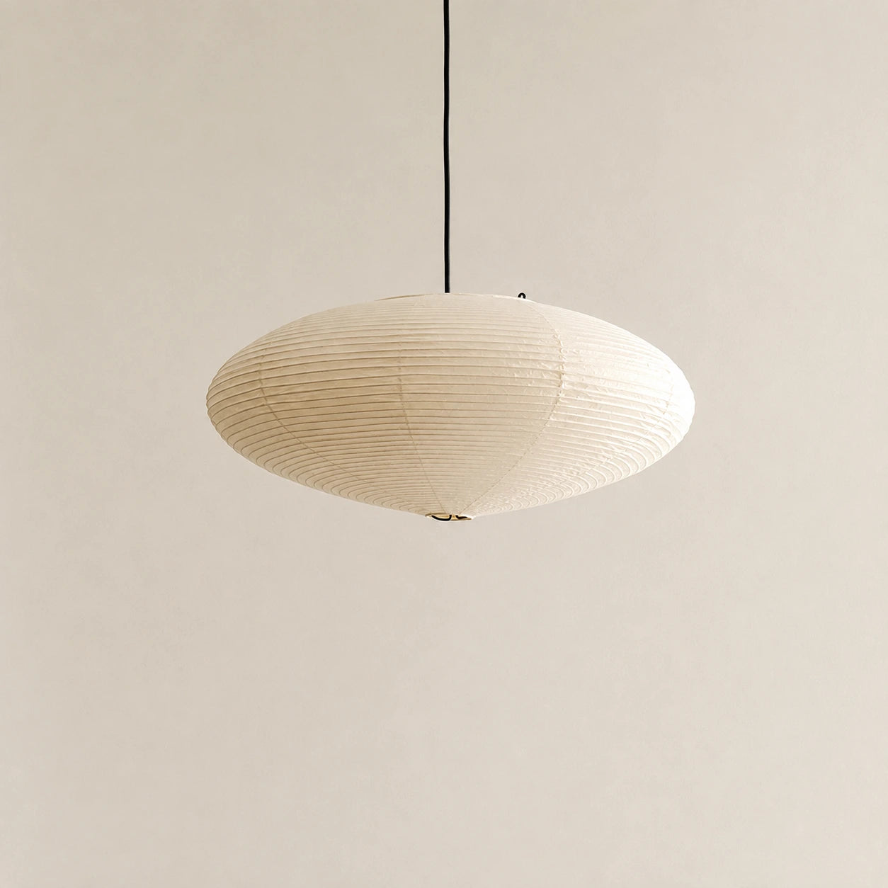 Japanese Oval Rice Paper Pendant Light