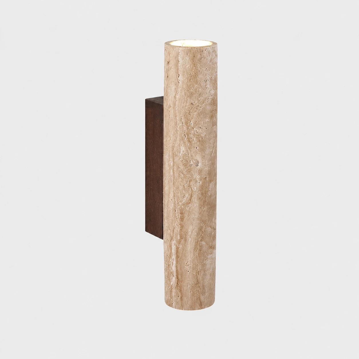 Modern Travertine Up and Down Wall Light