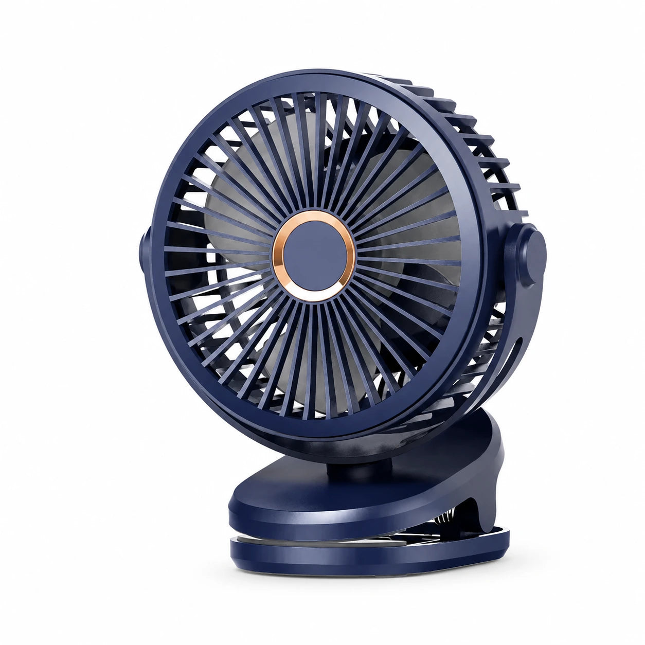 Portable USB Rechargeable Table Clip Fan 10000mAh with 360° Rotation & 4 Speeds