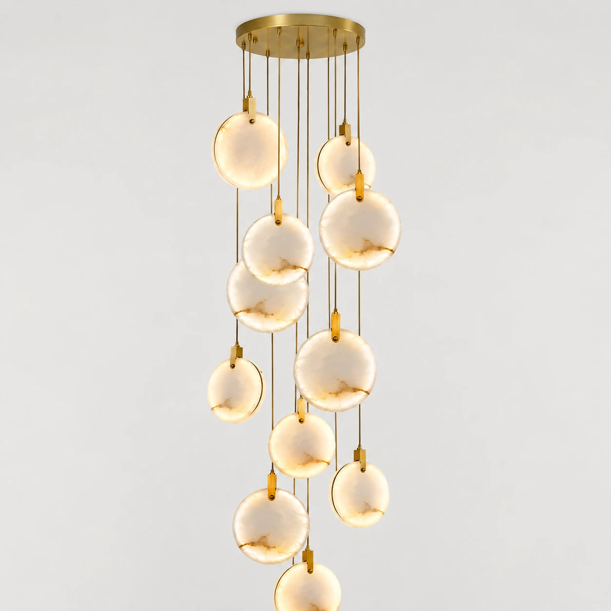 Luxury LED Disc Chandelier