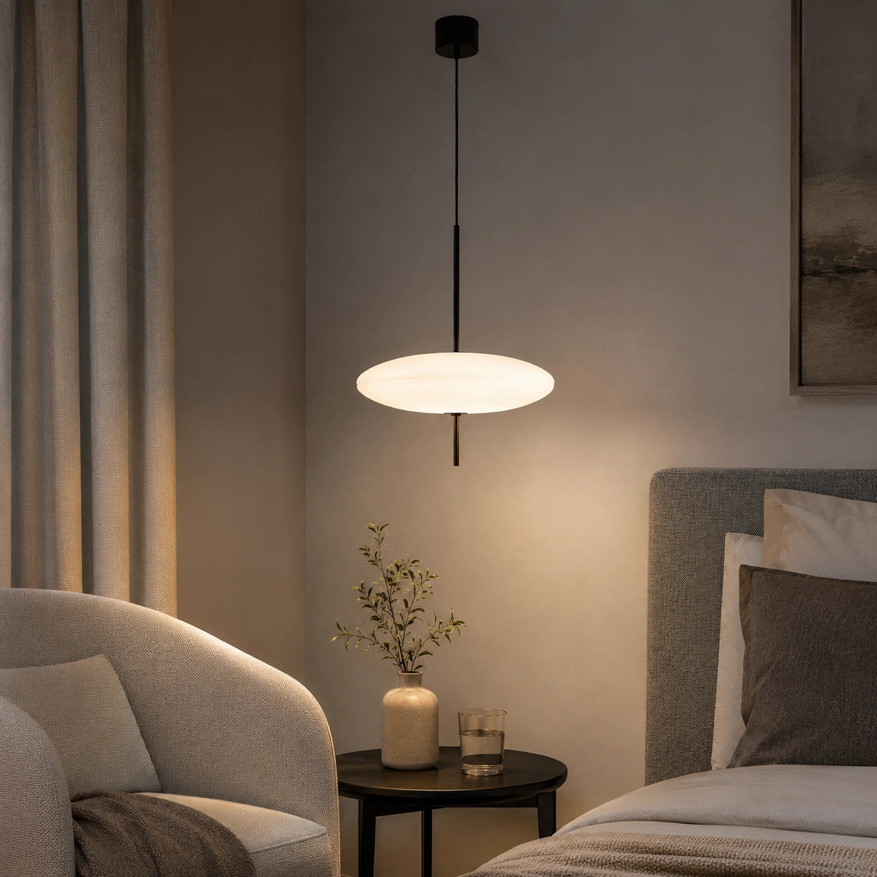 Nordic LED Pendant Light Flying Saucer Design