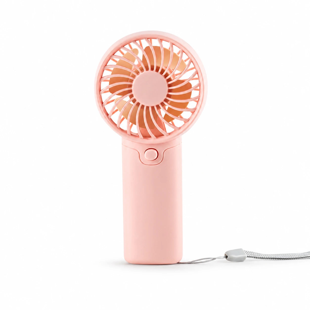 Portable Handheld Fan with Wrist Strap, Battery Operated, 1 Speed Setting, Lightweight