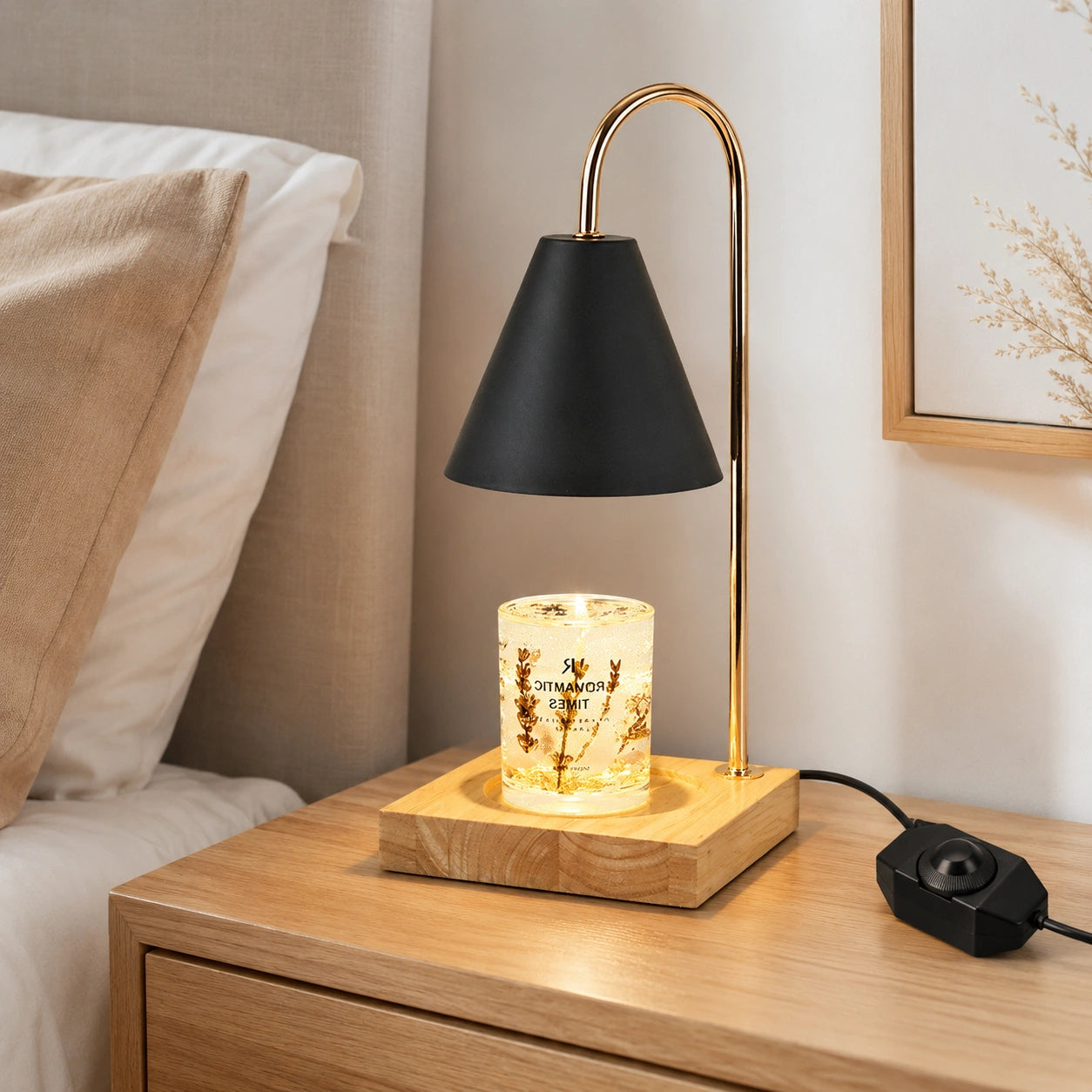 Candle Warmer Lamp with Dimmer Switch & Aromatherapy