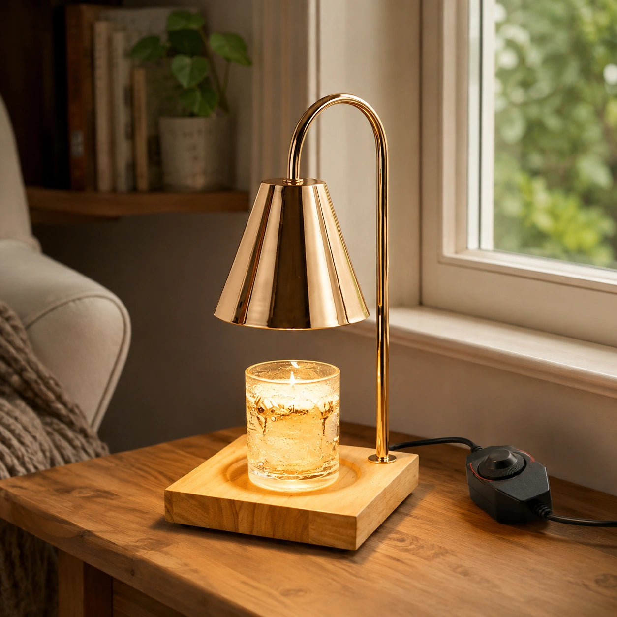 Candle Warmer Lamp with Dimmer Switch & Aromatherapy