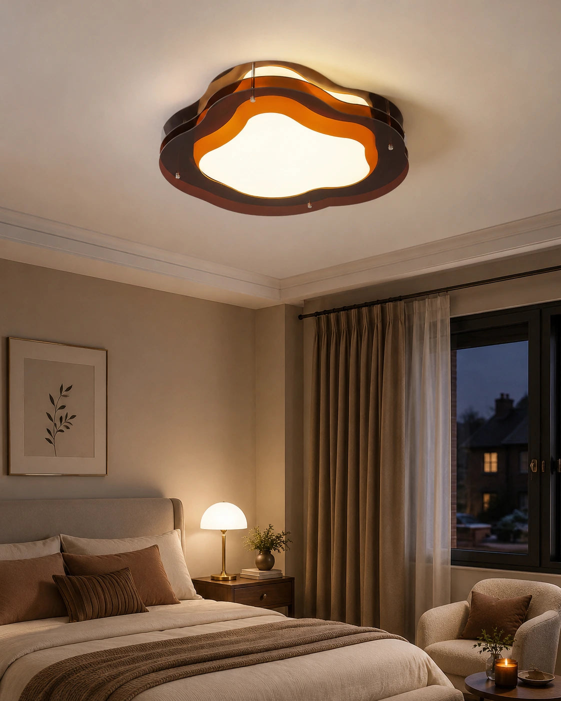 Cloud-Shaped Full-Spectrum LED Ceiling Light
