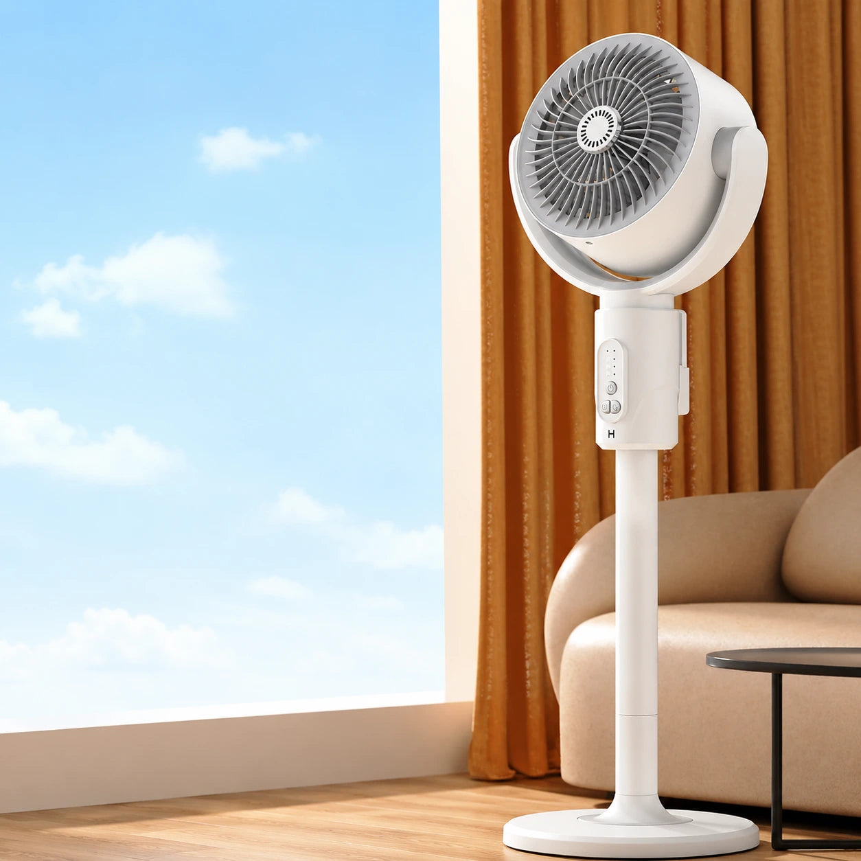 Rechargeable Oscillating Stand Fan