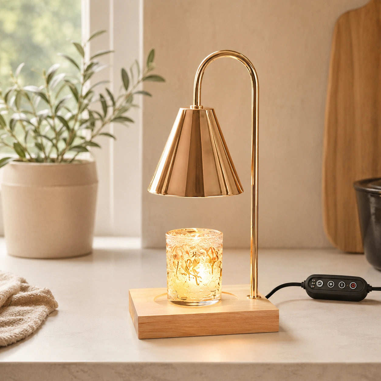 Candle Warmer Lamp with Dimmer Switch & Aromatherapy