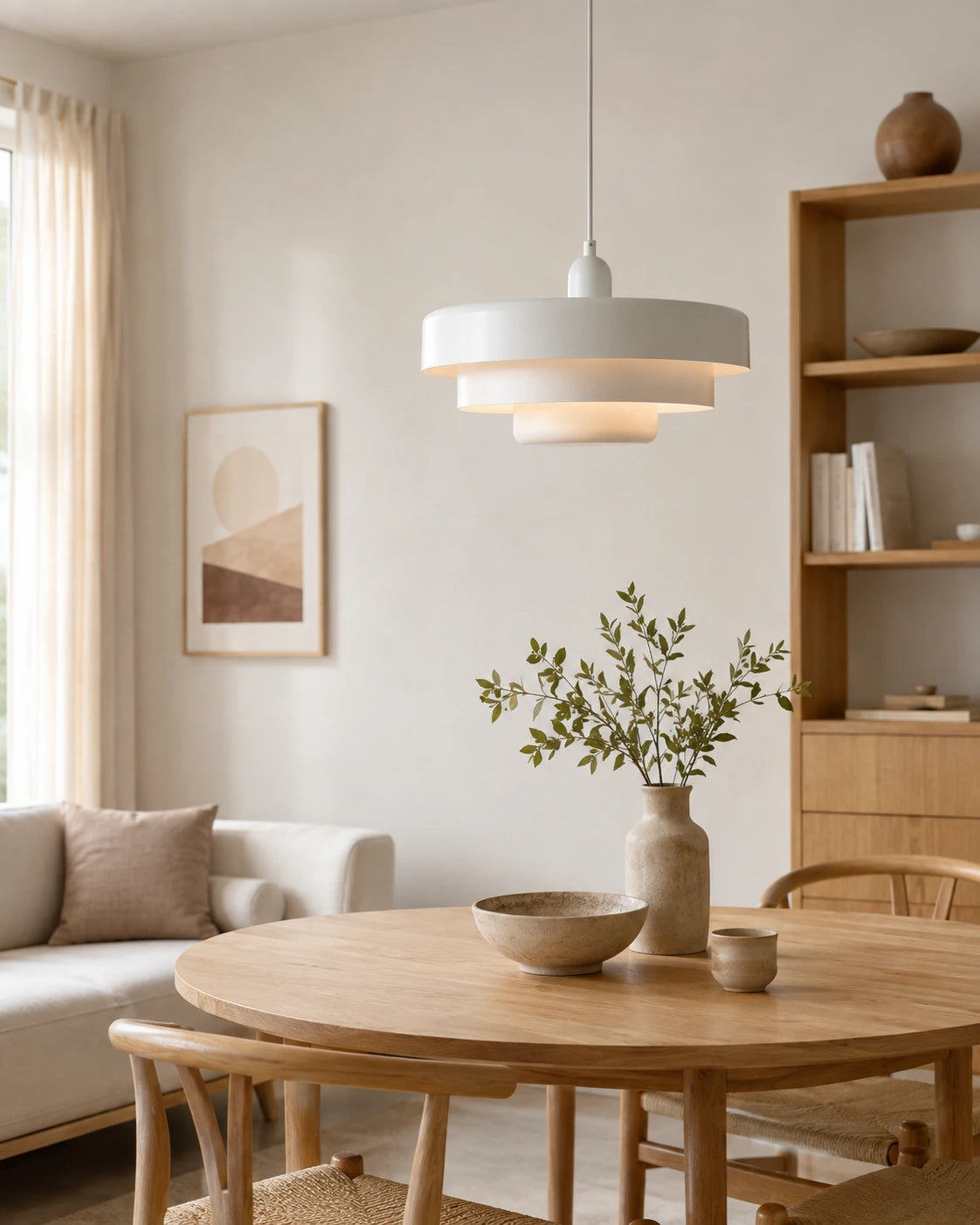 Retro Layered Disc Pendant Light