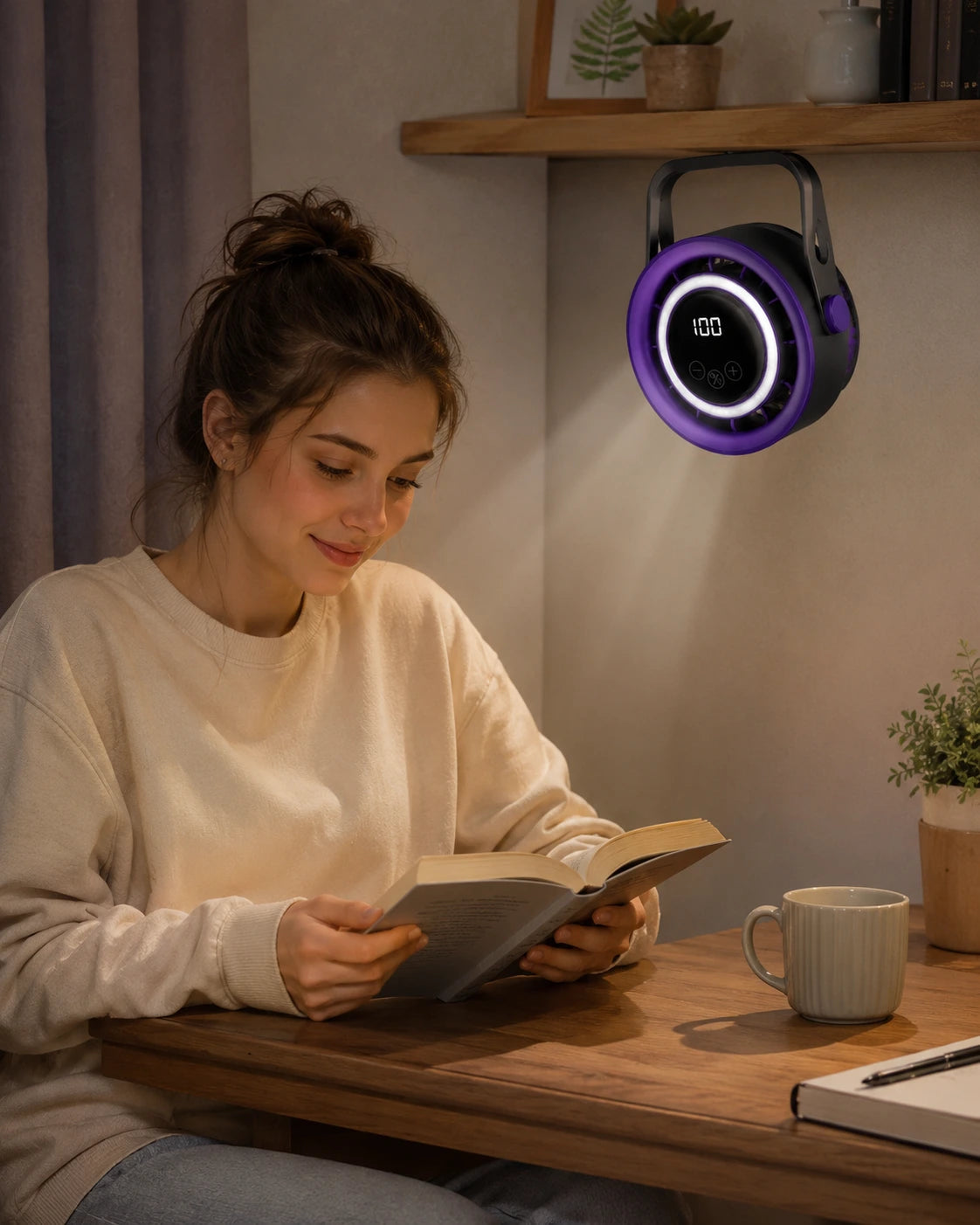 USB Plug-in Quiet Mini Desktop Fan