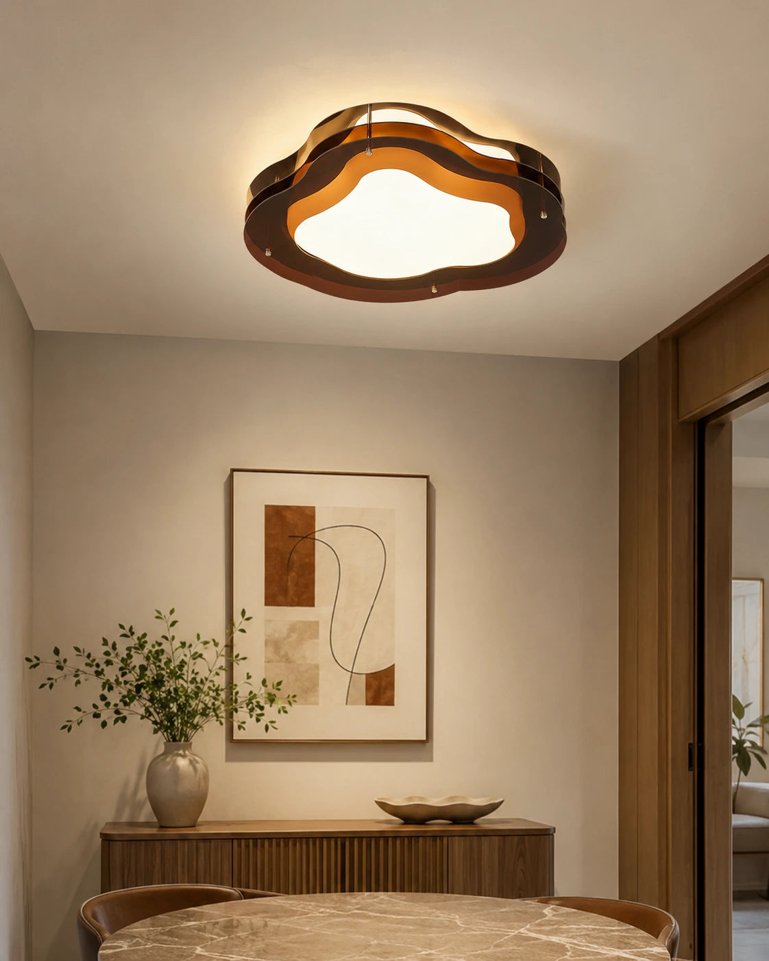 Cloud-Shaped Full-Spectrum LED Ceiling Light