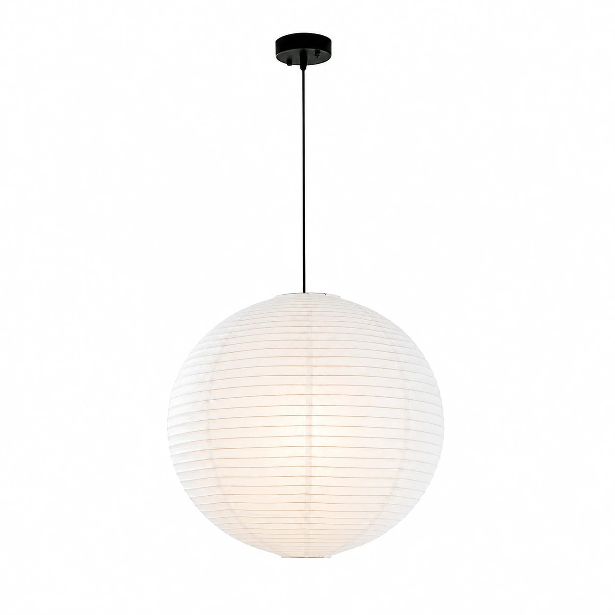Japanese Paper Globe Pendant Light